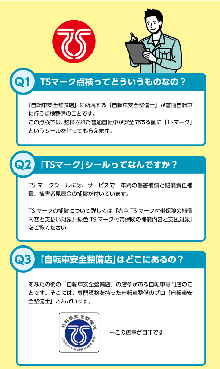 TSマーク点検についてのQ&A